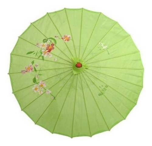 Paraguas Sombrilla Tela Japones Chino Plegable Mujer 53cm 