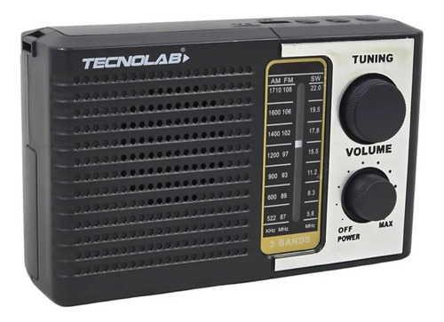Radio Portátil Recargable Y Pila, Linterna, Usb, Sd