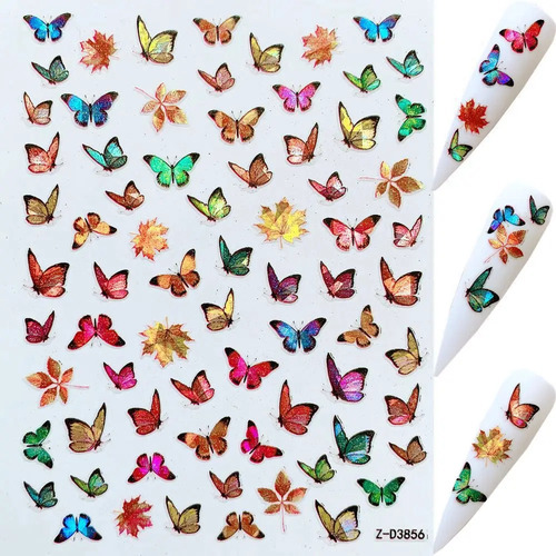 3pzs Pegatinas 3d Para Decoración De Uñas,calcomanía De Mari