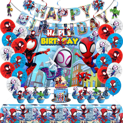 Eazyco Spidey Y Sus Increíbles Decoraciones De Cumpleaños De