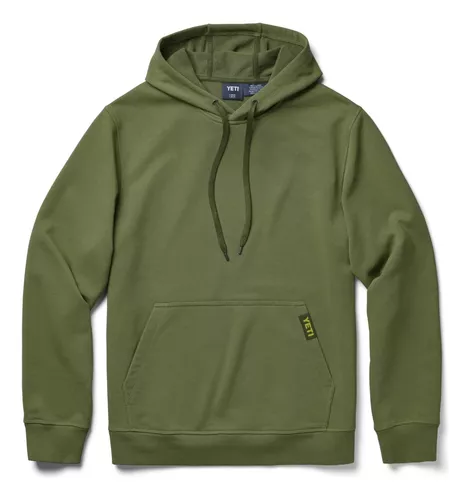 Sudadera Tipo Hoodie Yeti French Terry Olive Original | Envío gratis