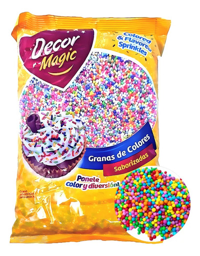 Mini Grageas Decor Magic Multicolor X1 Kg - La Botica