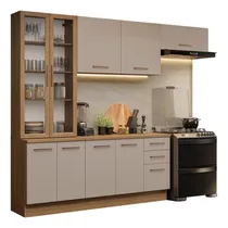 Comprar Cocina Integral Completa Armario De Vidrio Madesa Agata Mn 4