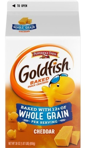 Galletas Goldfish Queso Cheddar 850g Americanas
