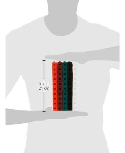 Cubos De Aprendizaje Multicolores 100 Piezas Educativas