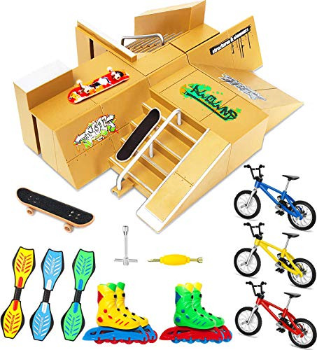 Estético Skate Park Kit, Con Accesorios Interesantes, 8fj1e