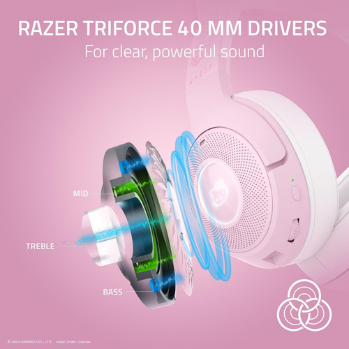 Razer Kraken Kitty V2 Bt Wireless Rgb Auriculares: Chroma Rg