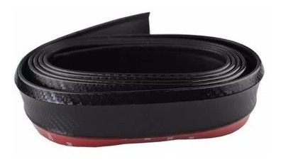 Saia Spoiler De Borracha Esportivo Tuning Samurai Preto 3d