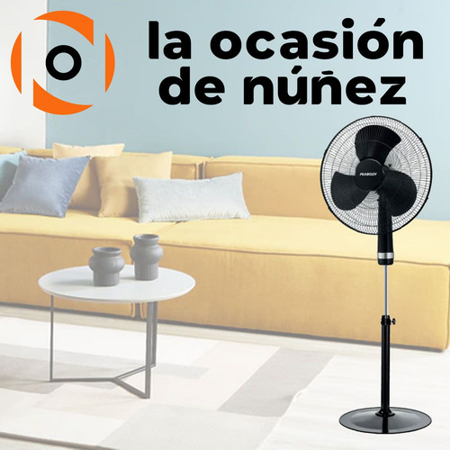 Ventilador De Pie Peabody 60w Altura Regulable 3 Velocidades