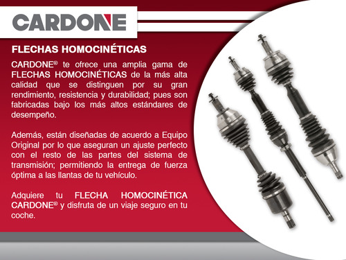1 Flecha Tracción Del Izq Cardone Eclipse L4 2.0l 96 A 99