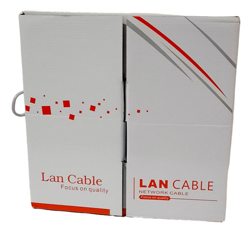 Cable Utp Cate5 100mts 70-30% Cobre Con Aleacion De Lauminio