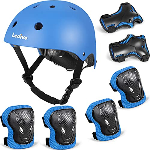 Ledivo Kids Bike Helmet Protection Gear Set For Toddler You