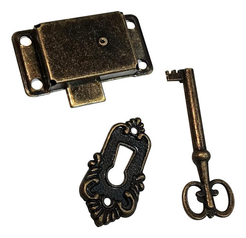 Cerradura Para Armario De Madera, Juego De 3 Verde Antiguo
