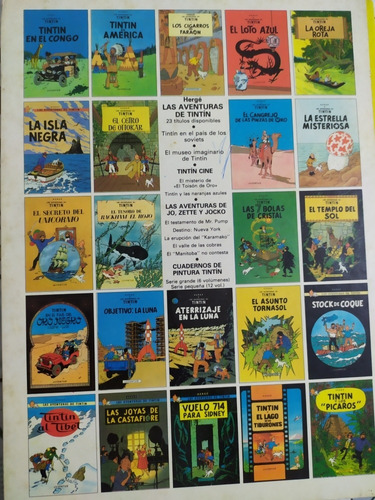 Imagen 2 de 6 de Tintín Y Los Pícaros Tapa Dura Editorial Juventud 6 Edición