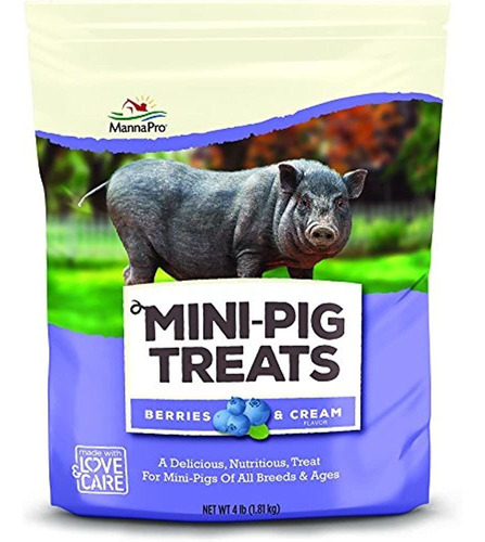 Manna Pro Mini Pig Treats Berry Y Cream 4 Lb