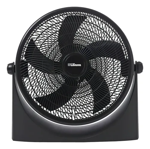Ventilador de pared y de piso Liliana VTF16P turbo con 5 palas color negro estructura color negro, 40.64cm de diámetro