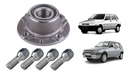 Cubo Rolamento Parafuso Roda Traseira Fiat Uno Mille Fire