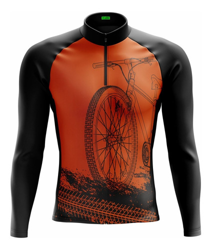 Camisa De Bike Masculina Manga Longa Proteção Mtb Pedal Pro