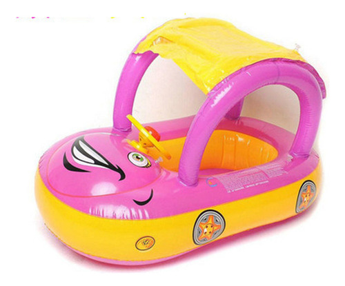 Boya Inflable Para Bebés Con Toldo Infantil Para Nadar