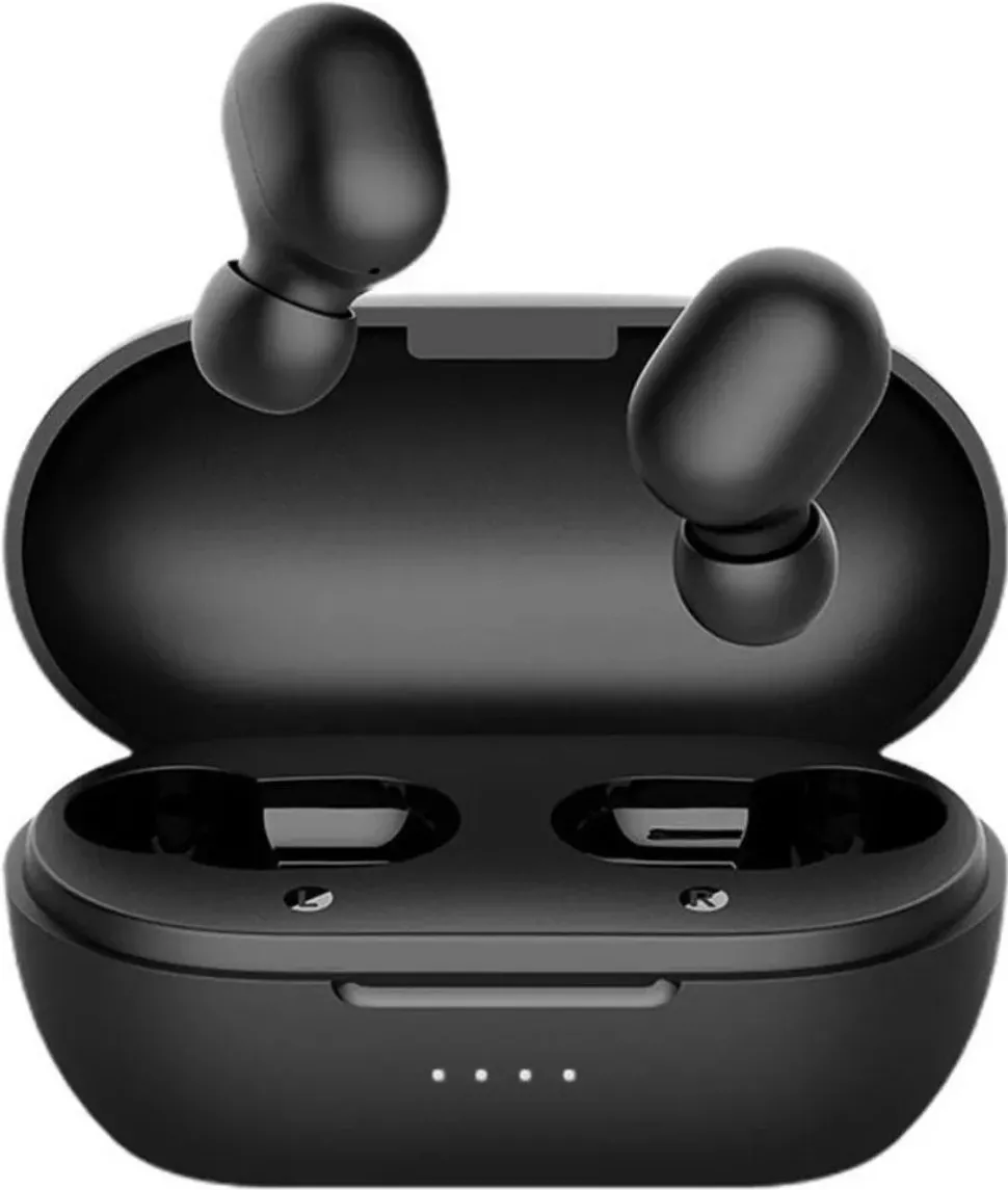 Audífonos in-ear gamer inalámbricos Haylou GT Series GT1 Pro negro con luz LED