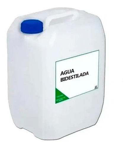 Agua Destilada , Bidestilada , Tridestilada Certificada 20 L