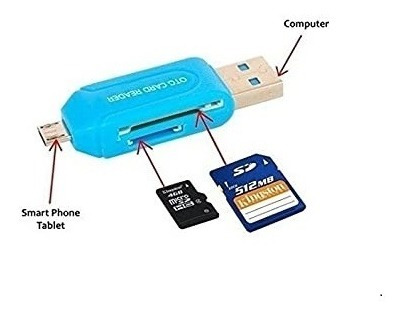 Imagen 4 de 6 de Lector De Memoria Micro Sd - Usb Universal Tarjeta Micro Sd