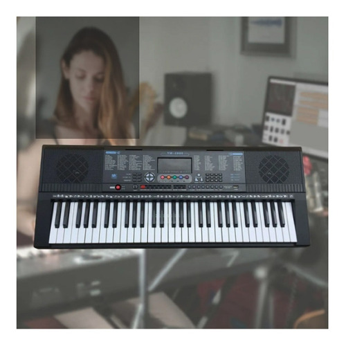 Imagen 9 de 9 de Piano Eléctrico 61 Teclas Teclado Musical Usb