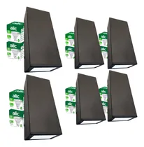 Comprar Aplique Pared Premium Bidireccional Pack X6  + Lamparas Led
