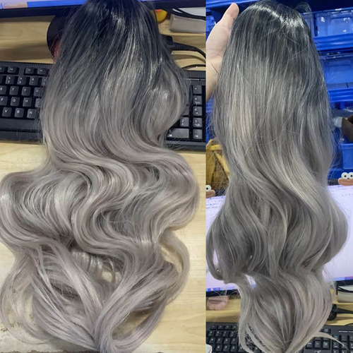 Pelucas Gradient Para Mujer, Holgadas, Onduladas, Rizadas, N