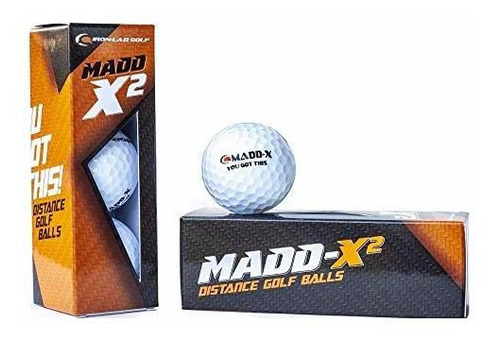 Pelotas De Golf Premium De Distancia Madd-x2: Para Una Mayor