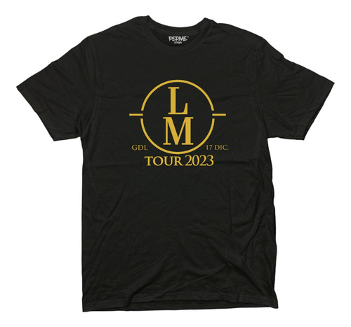 Playera Luis Miguel Tour 2023 Perme Urban - Logo Y Ciudades