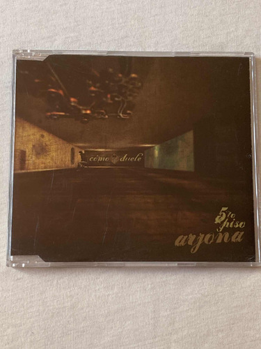 Ricardo Arjona / Como Duele Cd Single Promo Impecable