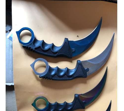 Cuchillo Curvo Dentado Doble Tactico Karambit Damask Sierra