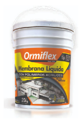 Membrana Líquida Acrílica Ormiflex 20 Kgs