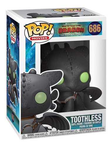 Figura de acción Toothless How to Train Your Dragon 3 36355 de Funko Pop! Movies