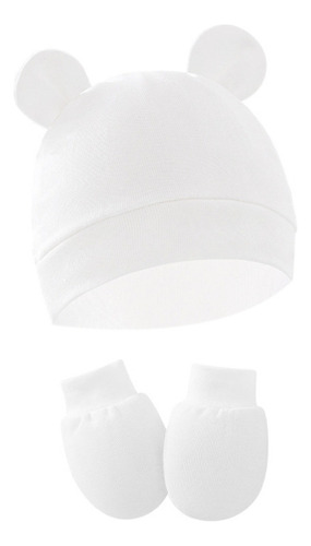 Set De Gorro Y Guantes Para Niño Y Niña De 0 A 6 M, Transpir