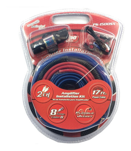 Kit De Cables Para Instalación 1500w Audiopipe Pk1500