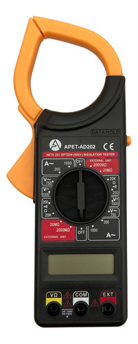 Appli Parts Apet-ad202 Multiamperimetro Digital Con Pinza 