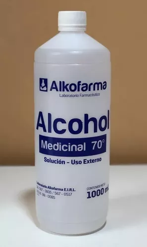 Alcohol isopropílico 70% grado de laboratorio, 1 galón