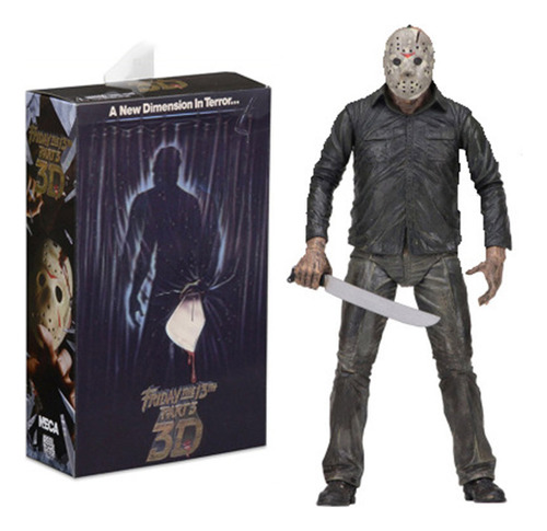 Figura De Acción Neca Figure Jason 3d Friday Part 3 De 18 Cm