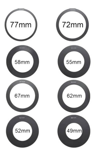 Set Adaptador Filtro Ar-r Godox Para Flash Macro Mf-12