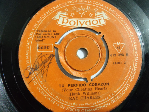 Vinilo Single De Ray Charles Tu Perdido Corazón (n96