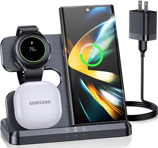 Cargador Inalámbrico Para Samsung Galaxy S23/s22/watch/buds