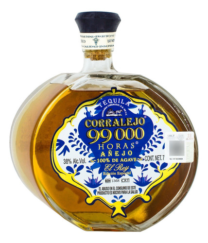 Tequila Añejo 99 000 Horas Edición Especial José Alfredo