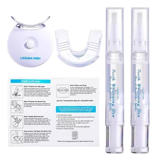 Teeth Whitening Kit With Led Light By Lagunamoon, 35% Urea P