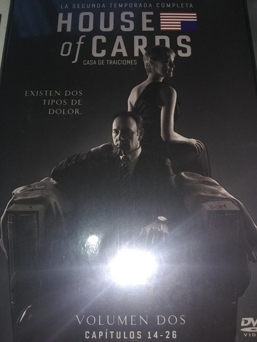 Imagen 5 de 6 de House Of Cards Primera Segunda Y Tercera Temporada Dvd