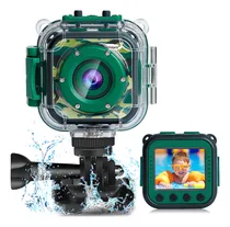 Comprar Prograce Cámara Para Niños, Juguete De Impermeable, Cámara De Video Digital Para Niños, Cámara Submarina Para Niños, Videocámara 1080p, Cámara Deportiva Para Niños, Cumpleaños, Aprender