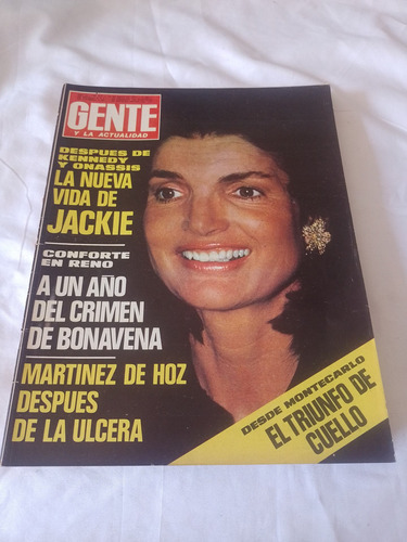 Revista Gente 618 Boxeo Crimen Bonavena , Martínez De Hoz 77