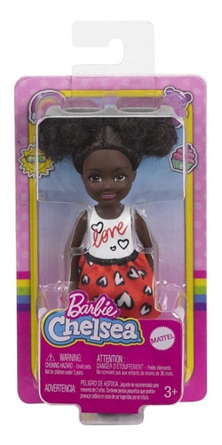 Imagem 6 de 6 de Mini Boneca Barbie Chelsea Saia Corações - Mattel Ms