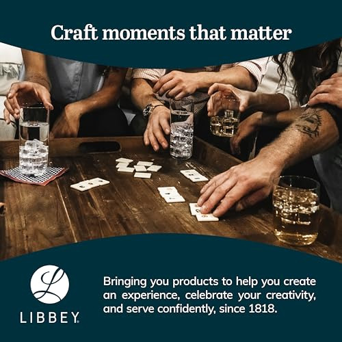 Juego De Vasos Libbey Flare Tumbler Y Rocks, Elegante Set De